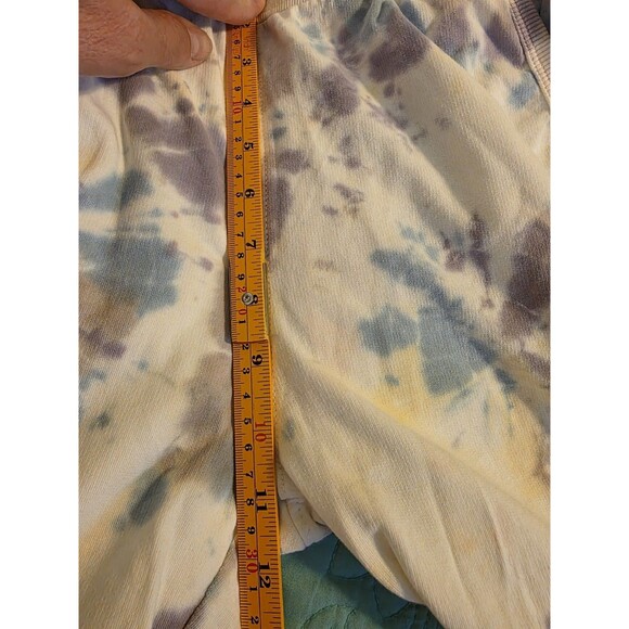 Quiksilver Women's Size Small Light Colored Tie-Dyed 100% Cotton Sweat Pants - Picture 8 of 9